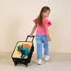Dino - Triceratops  - Dier Kinderkoffer - Zwart klein -sfeer1