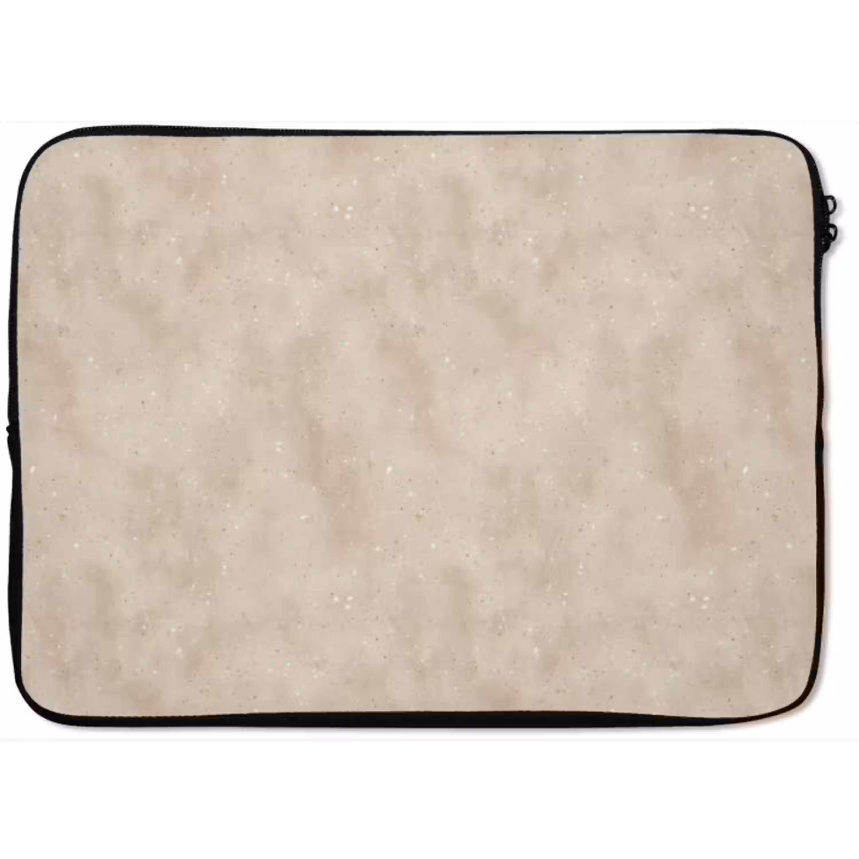 Structuur - Spikkels - Beige laptophoes neopreen klein 279 -zkaufland3dotto