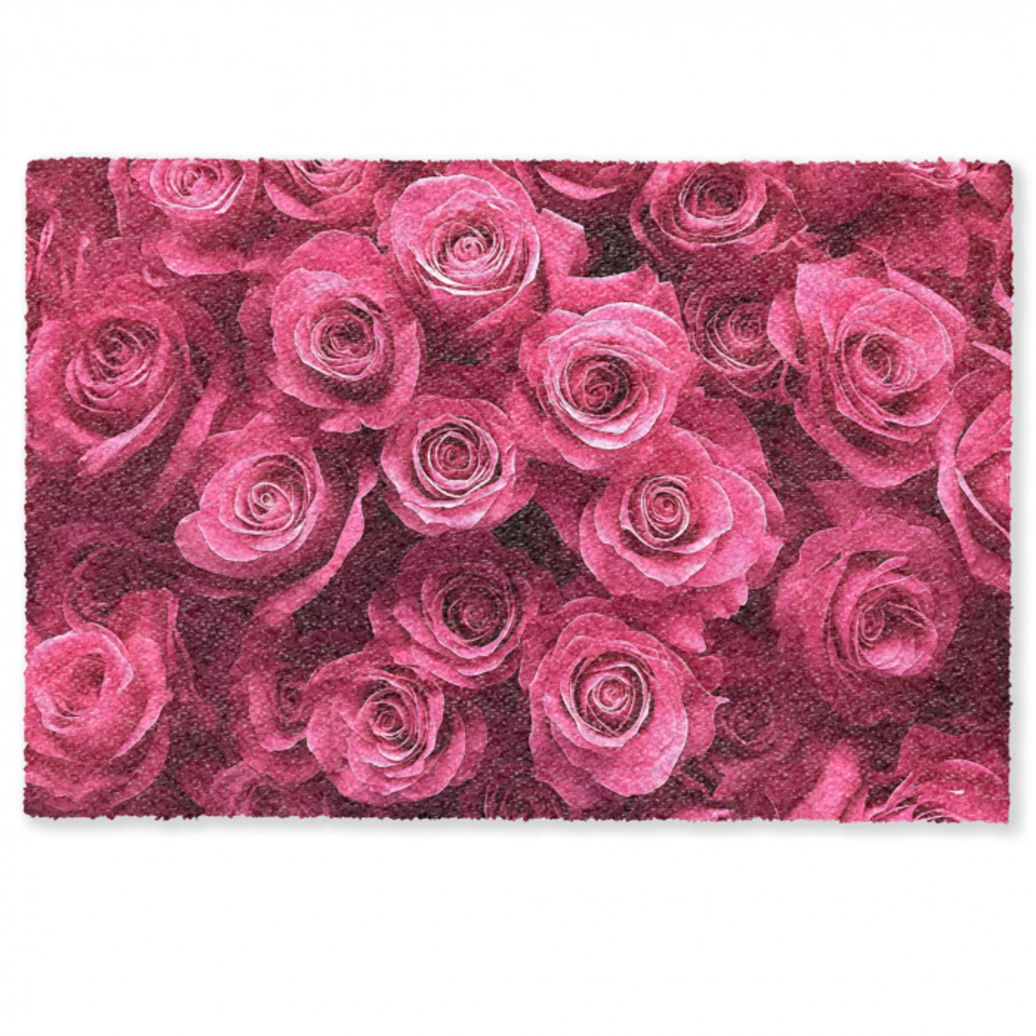 Rozen - Pink - Bloem Deurmat klein -zkaufland3d