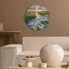 Beekje - Landschap - Margriet Akoestische PET Vilt - Rond klein -sfeer1