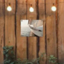 Zeilboot - Zee - Beige - Zon tuinposter los doek klein -sfeer1