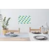 Triceratop - Blauw - Stippen - Boompjes Muursticker klein -eettafel
