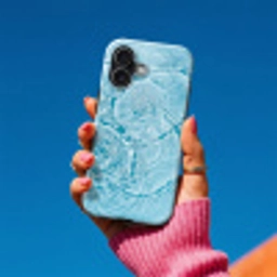 Water - Blauw - bubbels Toughcase MagSafe Apple iPhone 17 klein -Sfeer1V