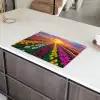 Tulpenveld - Zonsondergang - Kleurrijk Inductie beschermer vinyl 3mm klein -sfeer8