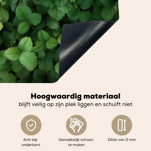 Groen - Bladeren - Kartel - Zonlicht Inductie beschemer met haakjes middel -ky-onderkant-nl