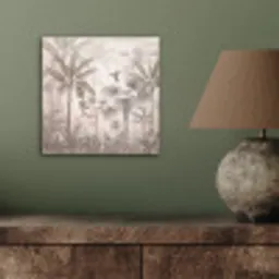 Jungle - Banenboom - Kolibrie - Beige aluminium wit klein -sfeer2