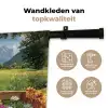 Ezels - Bloemen - Zomers Wandkleed katoen klein -sfeer2