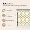 Symmetrisch - Motief - Beige Balkonbeschermer Duitsland klein 596 -specs_NL
