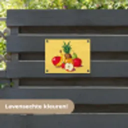 Fruit - Illustratie - Kleurrijk tuinposter los doek klein -sfeer3