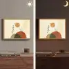 Planten - Abstract - Vormen Light Box met batterij (Wandlamp) middel -sfeer3