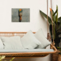 Verf - Kwast - Schilderij tuinposter los doek klein -sfeer7