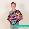 Girly graffiti Kinderkoffer - Zwart klein -sfeer4_NL