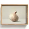 Knoflook - Natuurlijk - Beige Dienblad Rechthoek middel -z3d_shopping