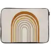 Minimalistisch - Boog - Lijnen - Beige laptophoes neopreen klein -zkaufland3dotto