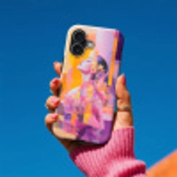 Abstract - Portret - Vrouw - Kleurrijk Toughcase MagSafe Apple iPhone 17 klein -Sfeer1V