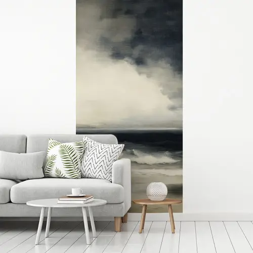 Zee - Rotsen - Storm fotobehang vinyl groot -woonkamer