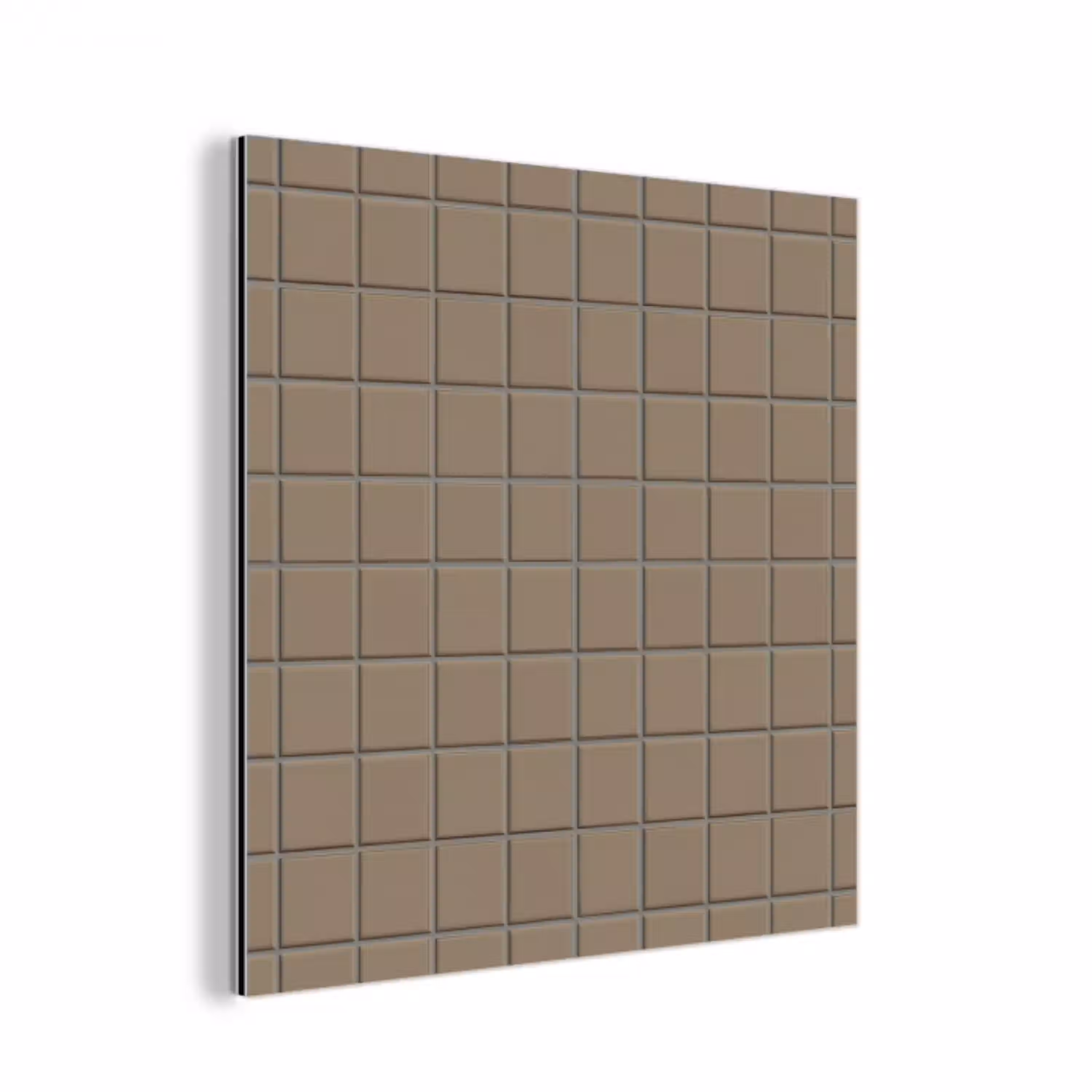 Tegel - Patroon - Taupe aluminium wit klein 46 -3d