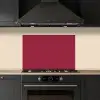 Rood - Effen kleur keuken achterwand spatscherm klein 900 -sfeer1