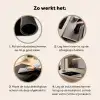 Zwart - Blad Inductie beschermer vinyl 3mm middel -sfeer9