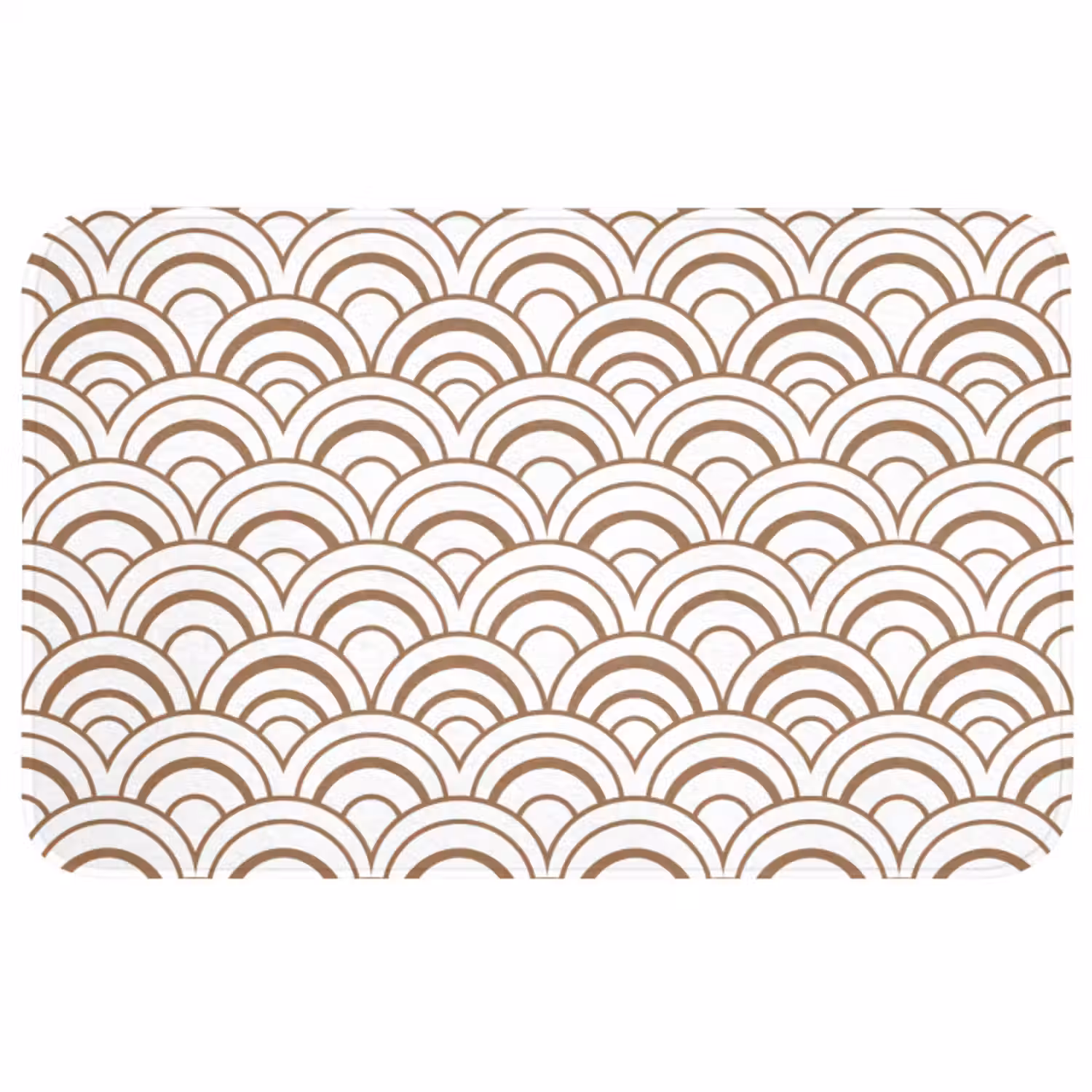 Badmat - Klassiek - Motief - Terracotta