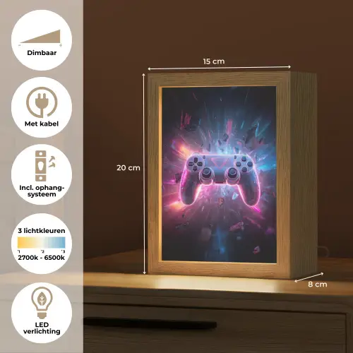 Controller - Neon - Explosie - Abstract Light Box met kabel klein -USP_NL