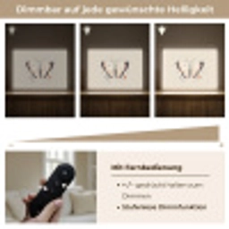 Vlinder - Minimalistisch - Pastel - Stippen Light Box met batterij (Wandlamp) middel -USP_dimbaarDE