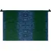 Slang - Boa - Blauw - Groen Wandkleed katoen klein 269 -zz3d