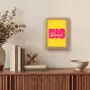 Dream big - Geel - Roze Light Box met kabel (Tafellamp) klein -sfeer2