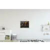 Lepels - Specerijen - Kaneel - Chili textielposter latten blank klein -kinderkamer