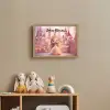 Prinses - Roze - Kasteel Light Box met batterij (Wandlamp kind) middel -sfeer2_kind