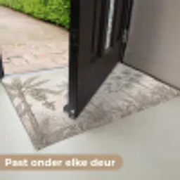 Jungle - Banenboom - Kolibrie - Beige Deurmat klein -USP_NL