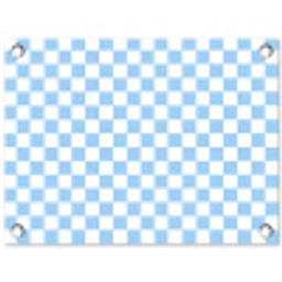 Schaakbord - Klassiek - Blauw tuinposter los doek klein 239 -3d
