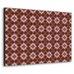 Geometrisch - Sierlijk - Bruin Textielframe zwart klein 947 -3d
