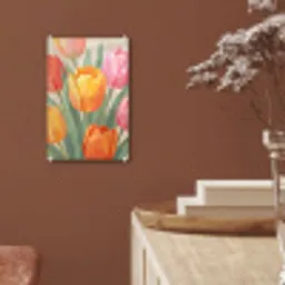 Tulpen - Abstract - Kleurrijk plexiglas 5mm klein -sfeer5