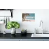 Palmboom - Schommel - Strand - Lucht Muursticker klein -keuken