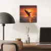 Walvis - Zon - Zee aluminium wit klein -sfeer5