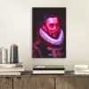 Willem van Oranje - Adriaen Thomasz - Oude meesters aluminium wit klein -sfeer1