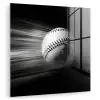 Honkbal - Wit - Vliegt plexiglas 5mm klein -zzzproduct_nieuw