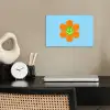 Bloem - Smiley - Kleurrijk poster papier klein -sfeer1