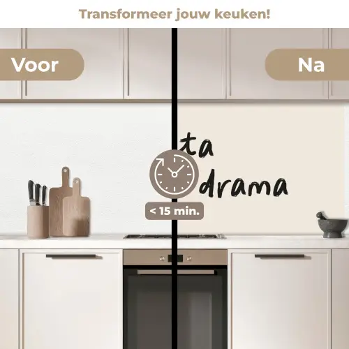 More pasta less drama keuken achterwand 2 middel -voor-na2_NL