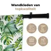 Bladeren - Monstera - Tropical - Jungle Wandkleed katoen klein -sfeer2