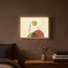 Planten - Abstract - Vormen Light Box met batterij (Wandlamp) middel -sfeer4
