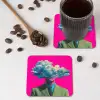 Man - Pak - Wolk - Roze onderzetter kurk middel -sfeer2