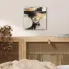 Vrouw - Hoed - Verf plexiglas 5mm klein -sfeer4