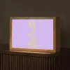 Dream - Paars - Typografisch Light Box met kabel (Tafellamp) klein -z3d_website