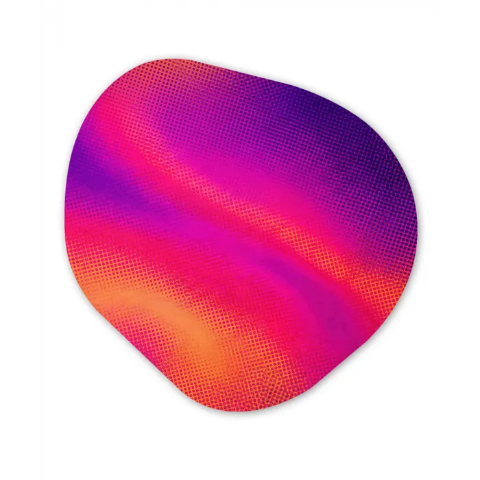 Abstract - Patroon - Kleurverloop Wandcirkel Organisch Forex 3mm klein -3d
