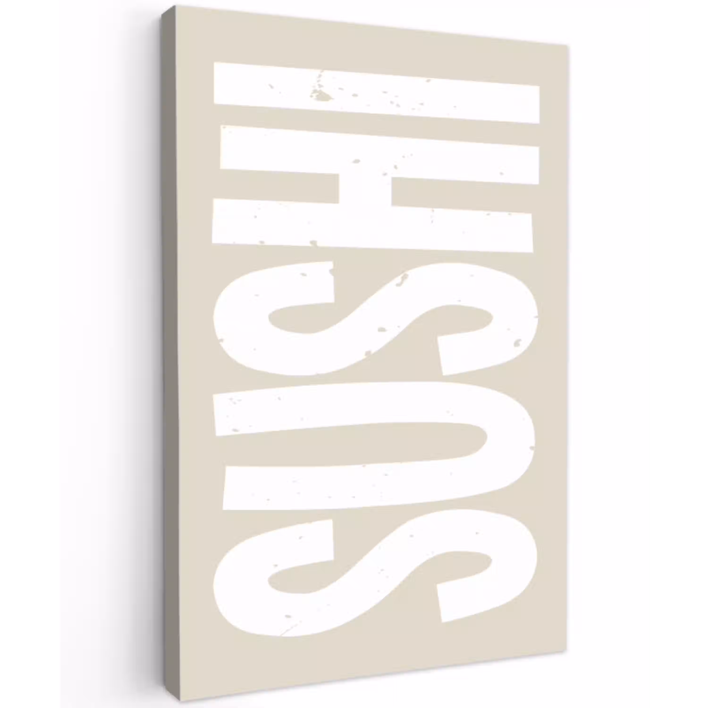 Sushi - Eten - Decoratie - Vintage canvas 2cm klein -z3d