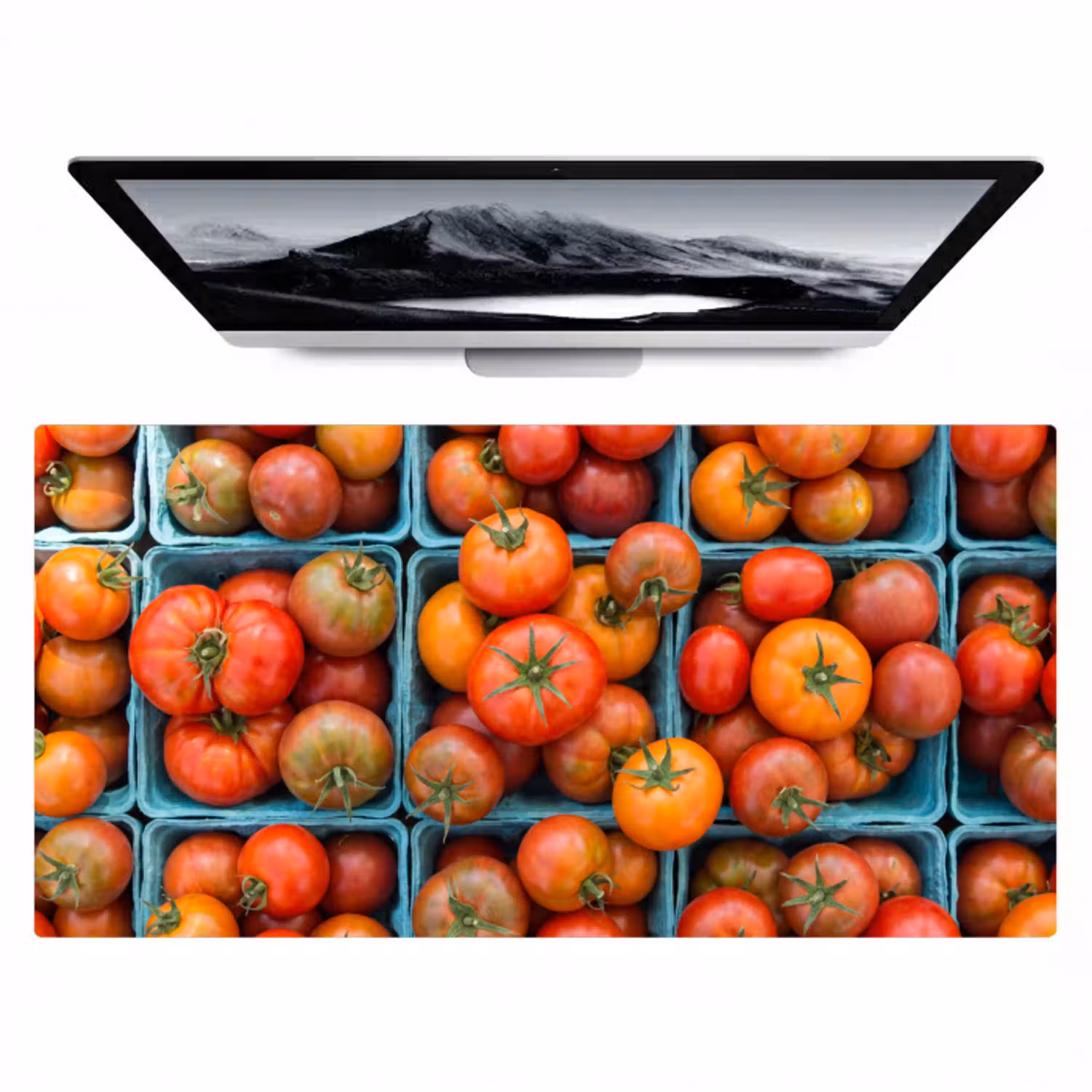 Tomaten - Eten - Kleurrijk Muismat XXL klein -zzz3d