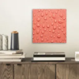 Water - Druppels - Roze aluminium wit klein -sfeer1