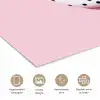 Banaan - Stippen - roze poster papier klein -closeup_NL